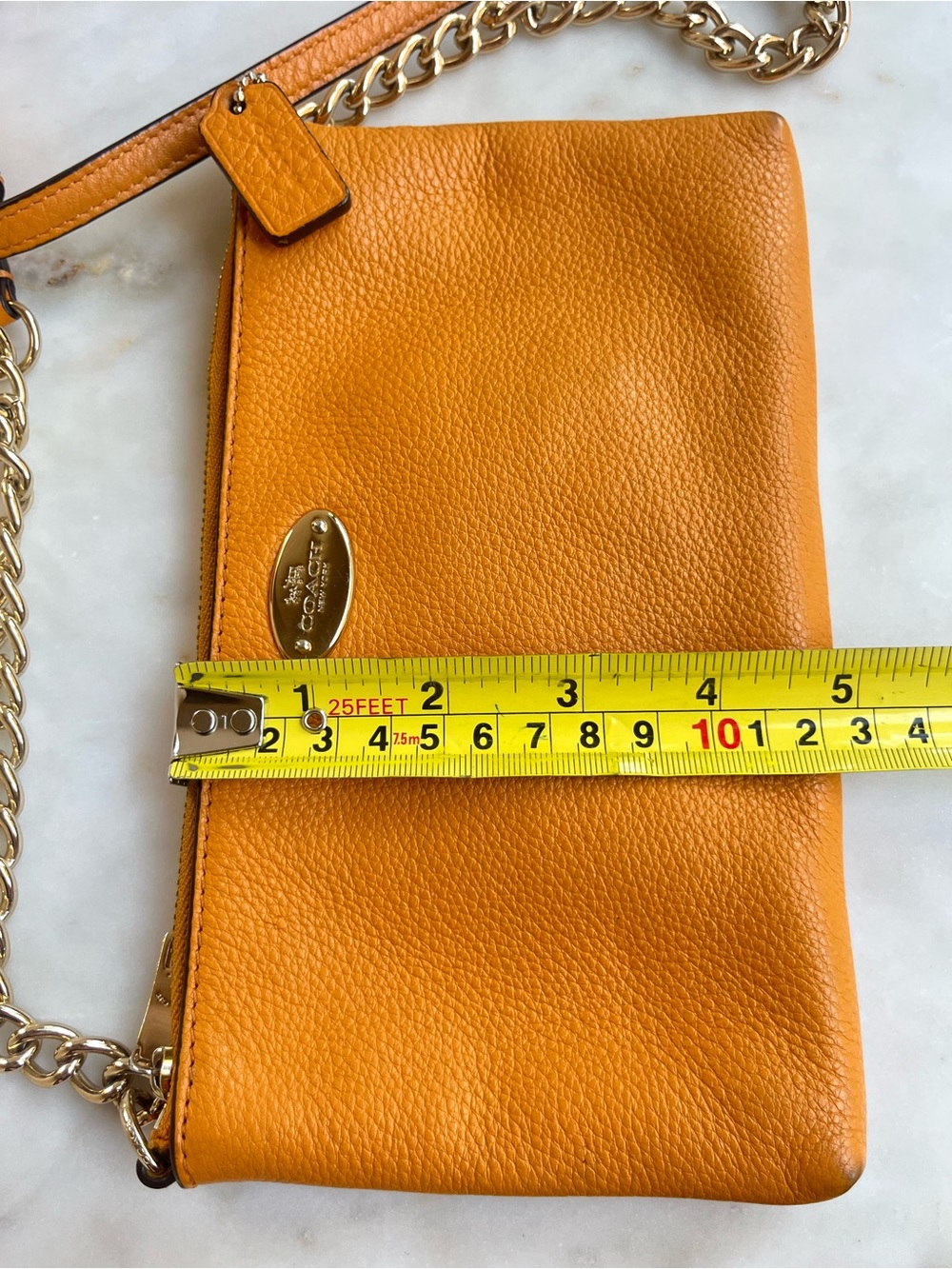 Coach small crossbody orange - Picture 7 of 7